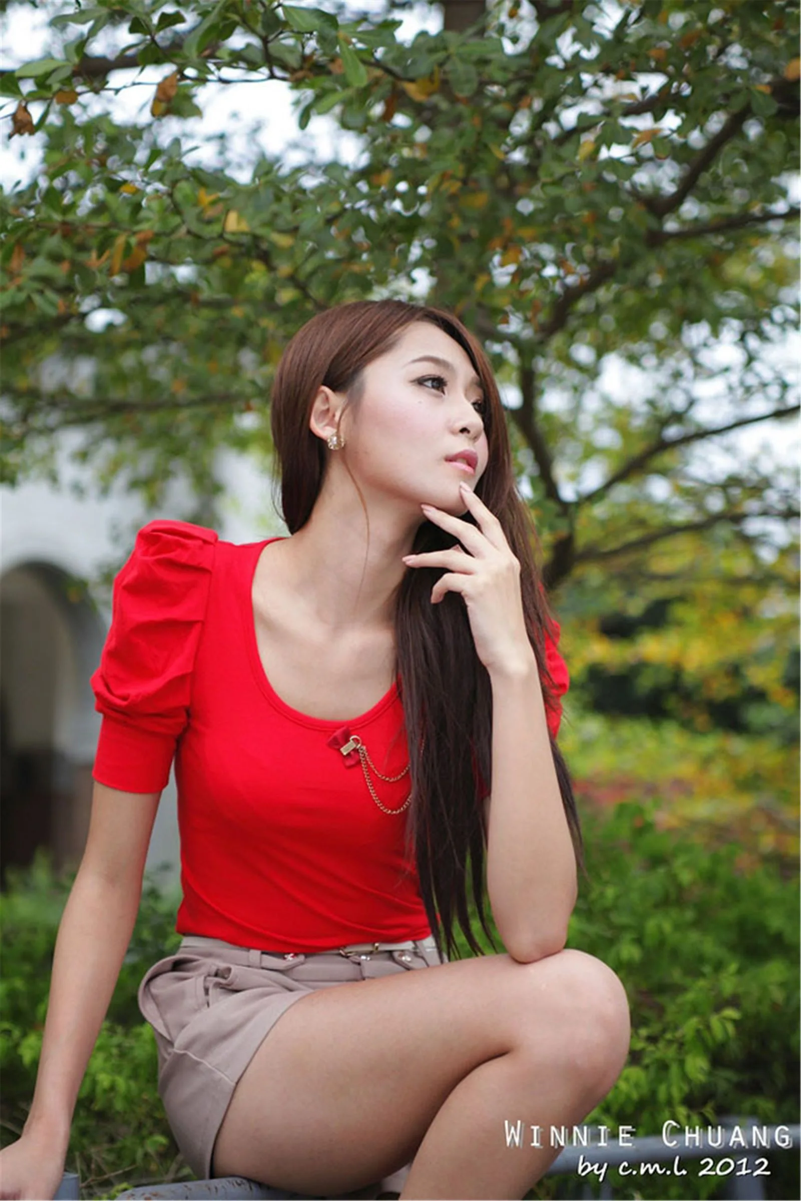 [Tập đặc biệt của Beautyleg] Winnie Zhuang - Người mẫu trẻ ngọt ngào và thanh lịch - Buổi chụp ảnh ngoại cảnh - 4